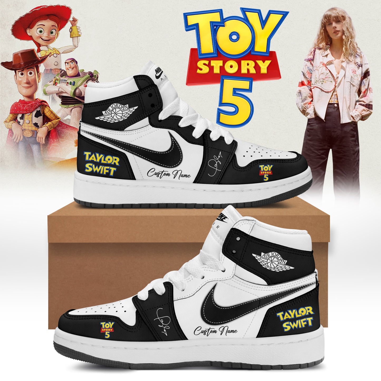 Taylor Swift x Toy Story 5 Limited Edition Signature - AJ1 Shoes | YA99