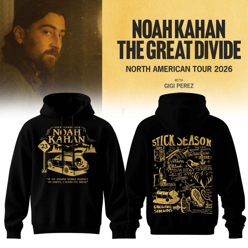 Noah Kahan - The Great Divide Tour Merch Limited Hoodie | HD48