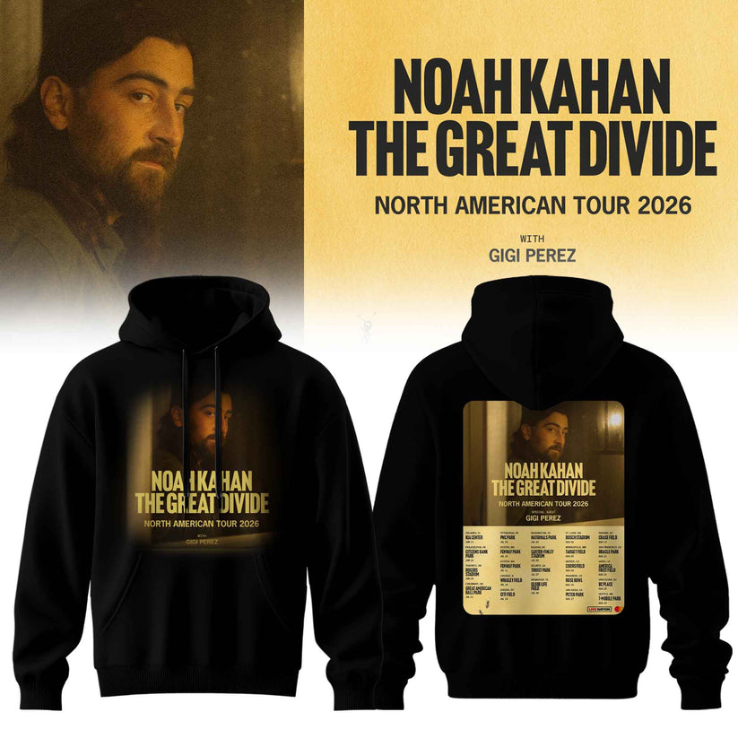 Noah Kahan - The Great Divide Tour Merch Limited Hoodie | FB87