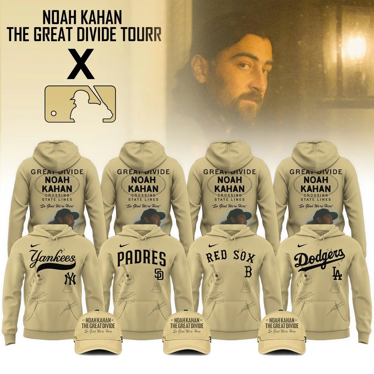 Baseball x Noah Kahan Tour 2026 HoodieLimited Edition | GT67