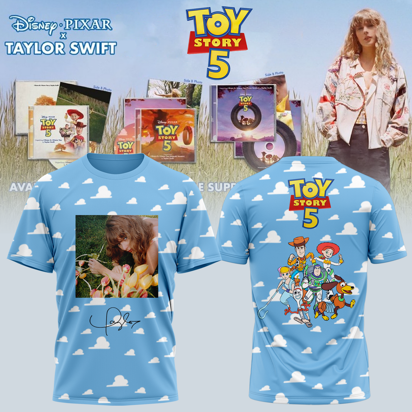 Taylor Swift x Toy Story 5 Limited Edition Signature - SHIRT | IH31