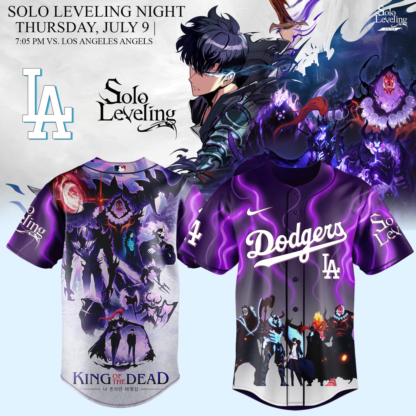 MLB ALL TEAMS x Solo Leveling Limited Jersey 2 | LE99
