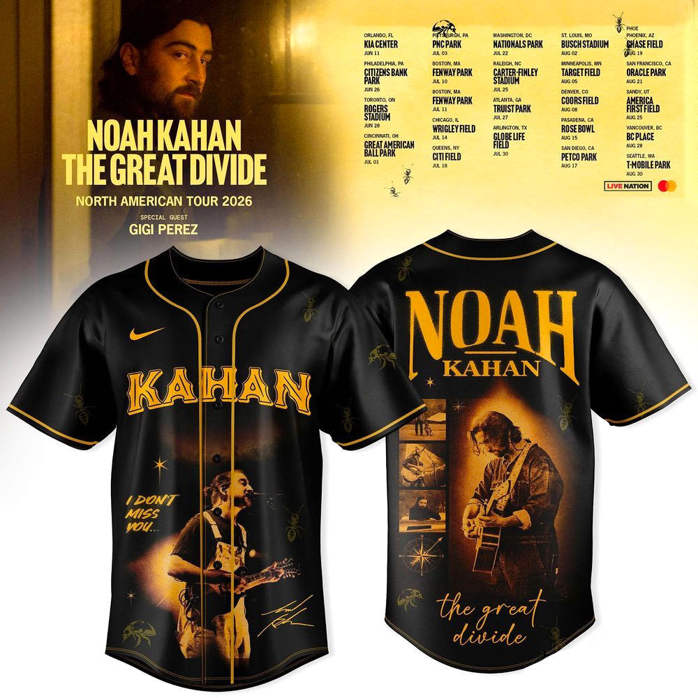 The Great Divide Tour 2026 Noah Kahan Jersey | IH41