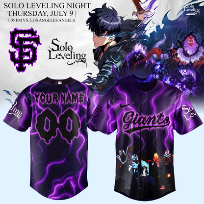 MLB ALL TEAMS x Solo Leveling Limited Jersey (Custom Name &amp; Number) | YV72