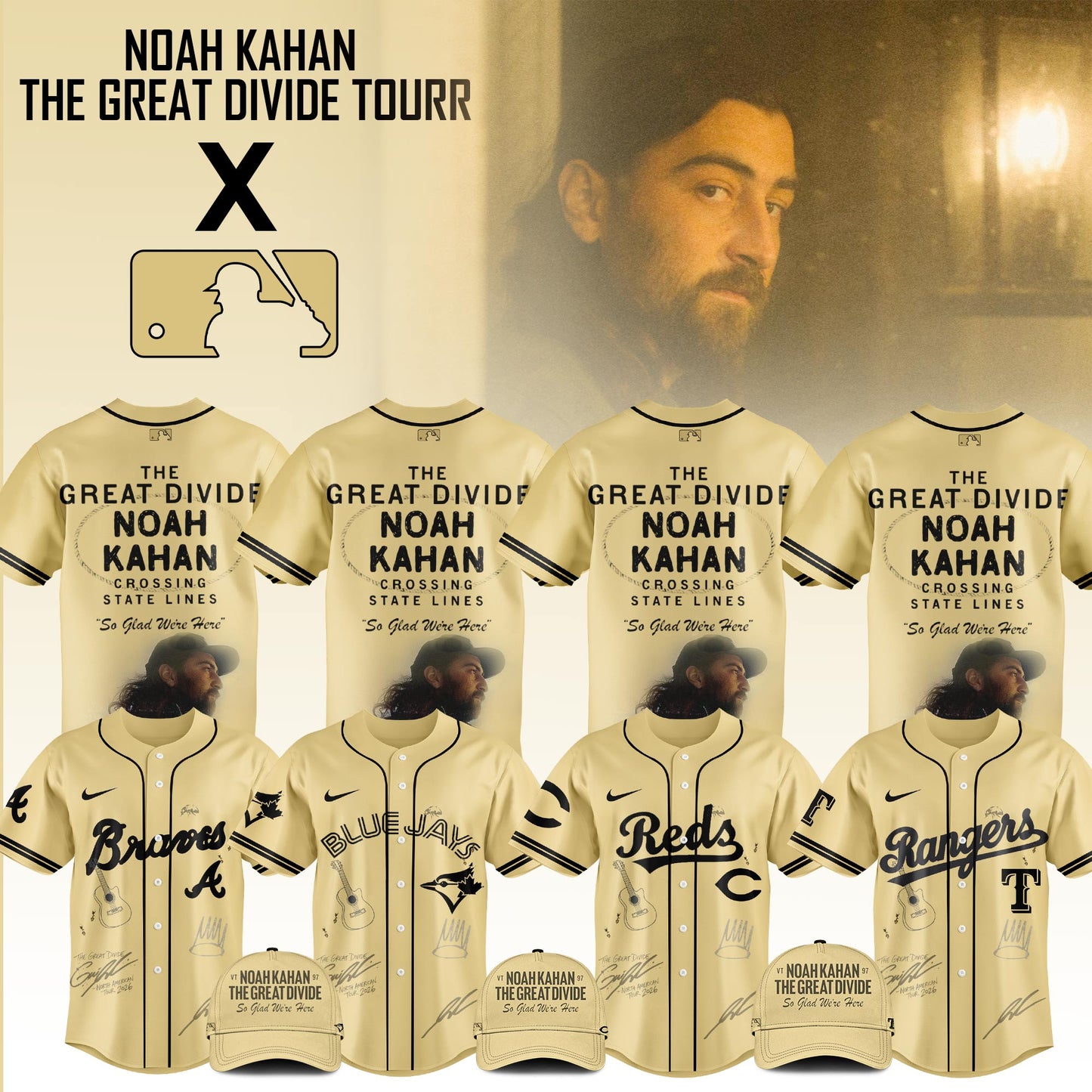 Baseball x Noah Kahan Tour 2026 Jersey Limited Edition | TS22