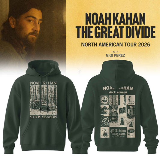 Noah Kahan - The Great Divide Tour Merch Limited Hoodie | ZW41