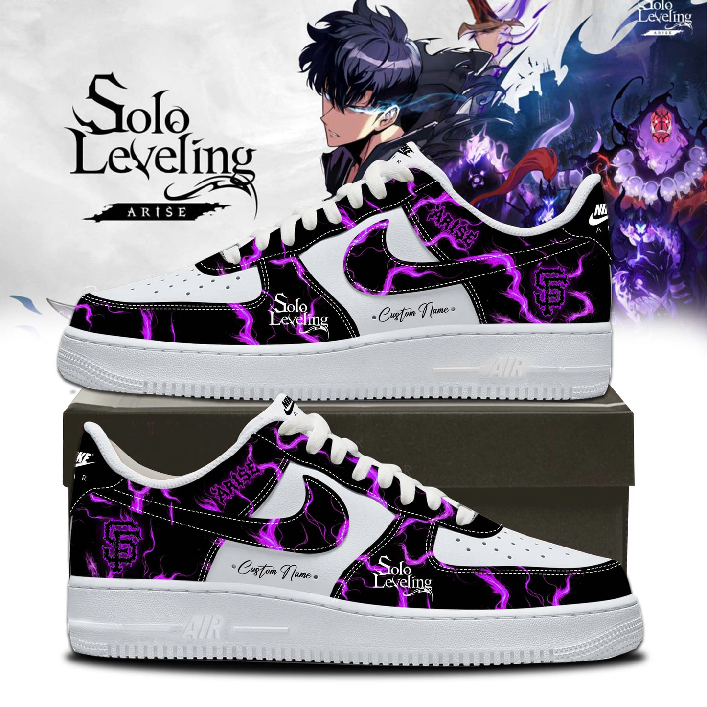 MLB ALL TEAMS x Solo Leveling Limited AF1 Shoes | QD92