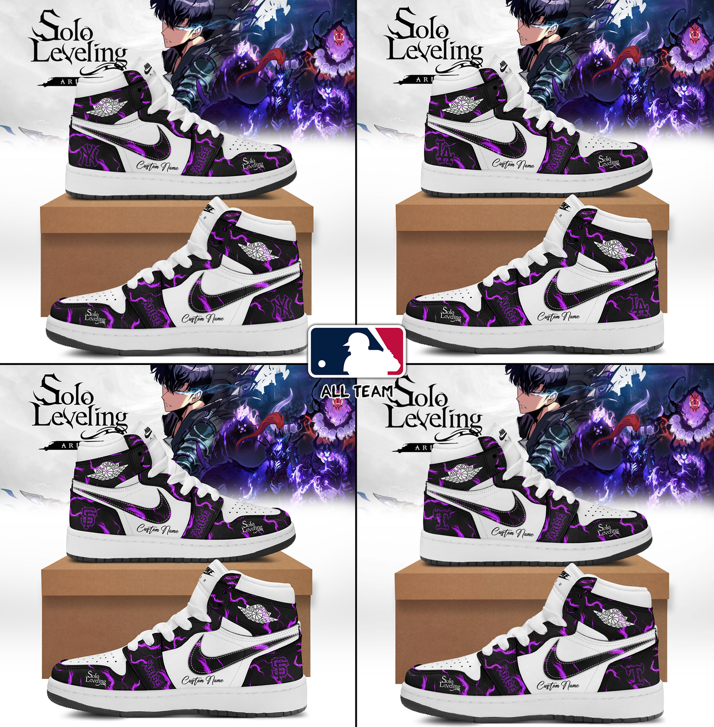 MLB ALL TEAMS x Solo Leveling Limited JD1 Shoes | VY27
