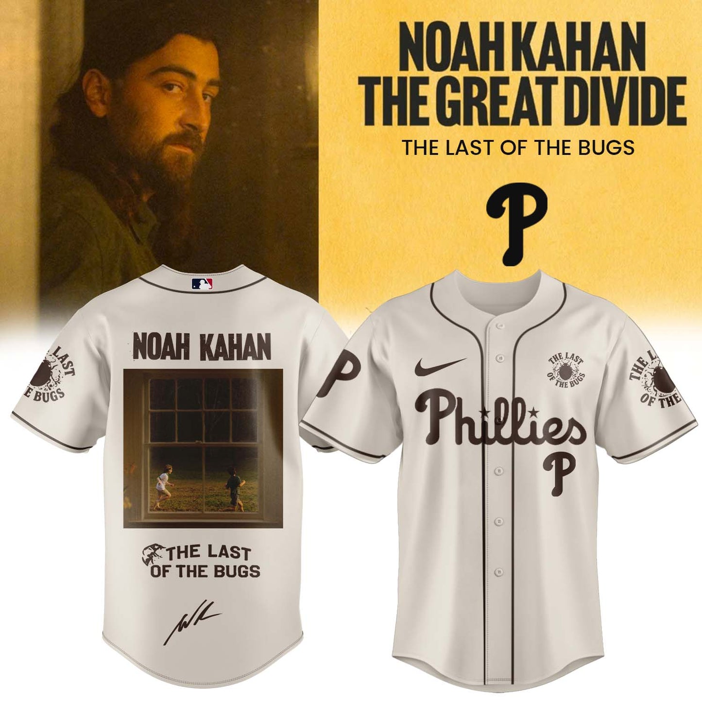 Noah Kahan "The Great Divide: The Last Of The Bugs" Album 2026 Limited Edition Signature - Jersey | AW31