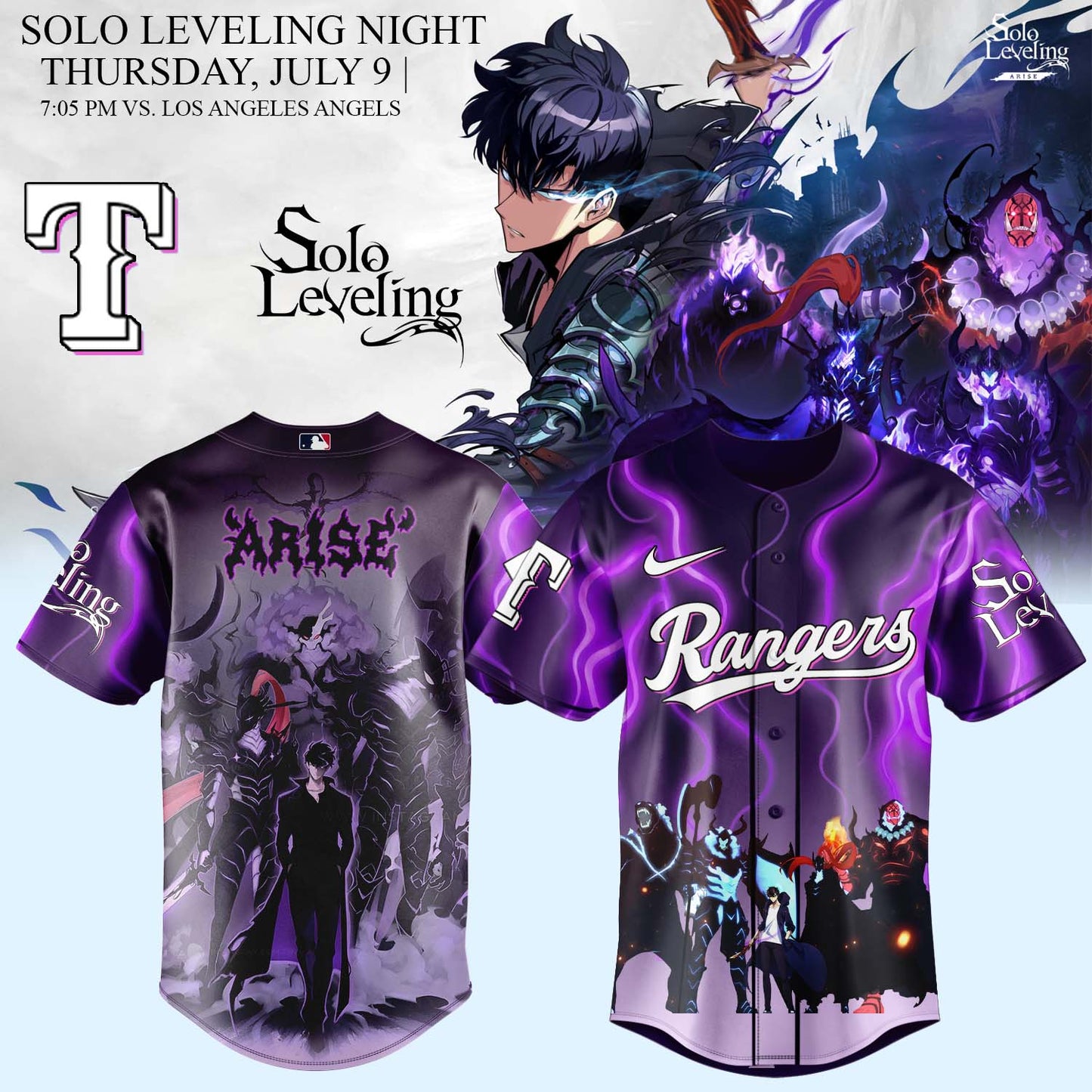 MLB ALL TEAMS x Solo Leveling Limited Jersey 2 | FC96