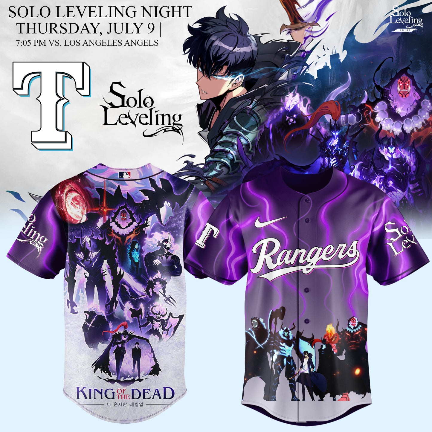 MLB ALL TEAMS x Solo Leveling Limited Jersey 2 | LE99