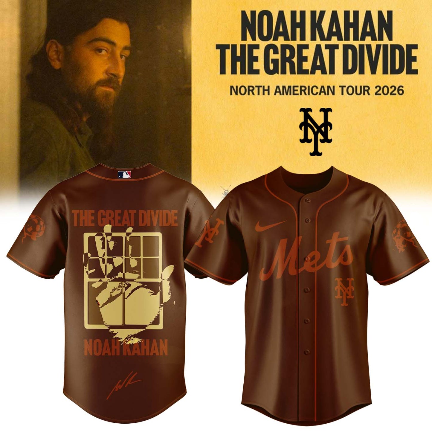 Noah Kahan "The Great Divide: The Last Of The Bugs" Album 2026 Limited Edition Signature - Jersey | XX18