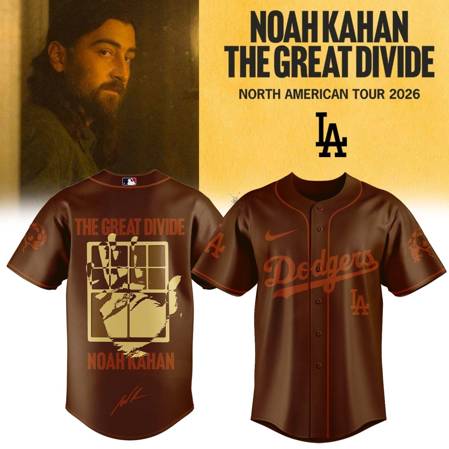 Noah Kahan "The Great Divide: The Last Of The Bugs" Album 2026 Limited Edition Signature - Jersey | XX18