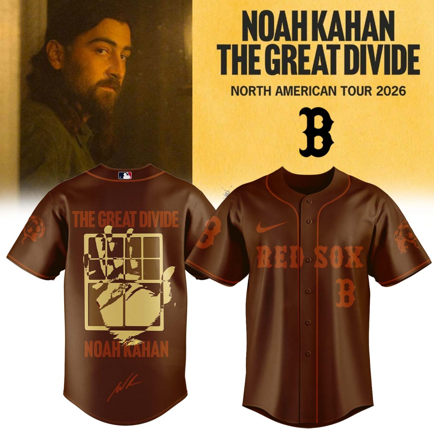 Noah Kahan "The Great Divide: The Last Of The Bugs" Album 2026 Limited Edition Signature - Jersey | XX18