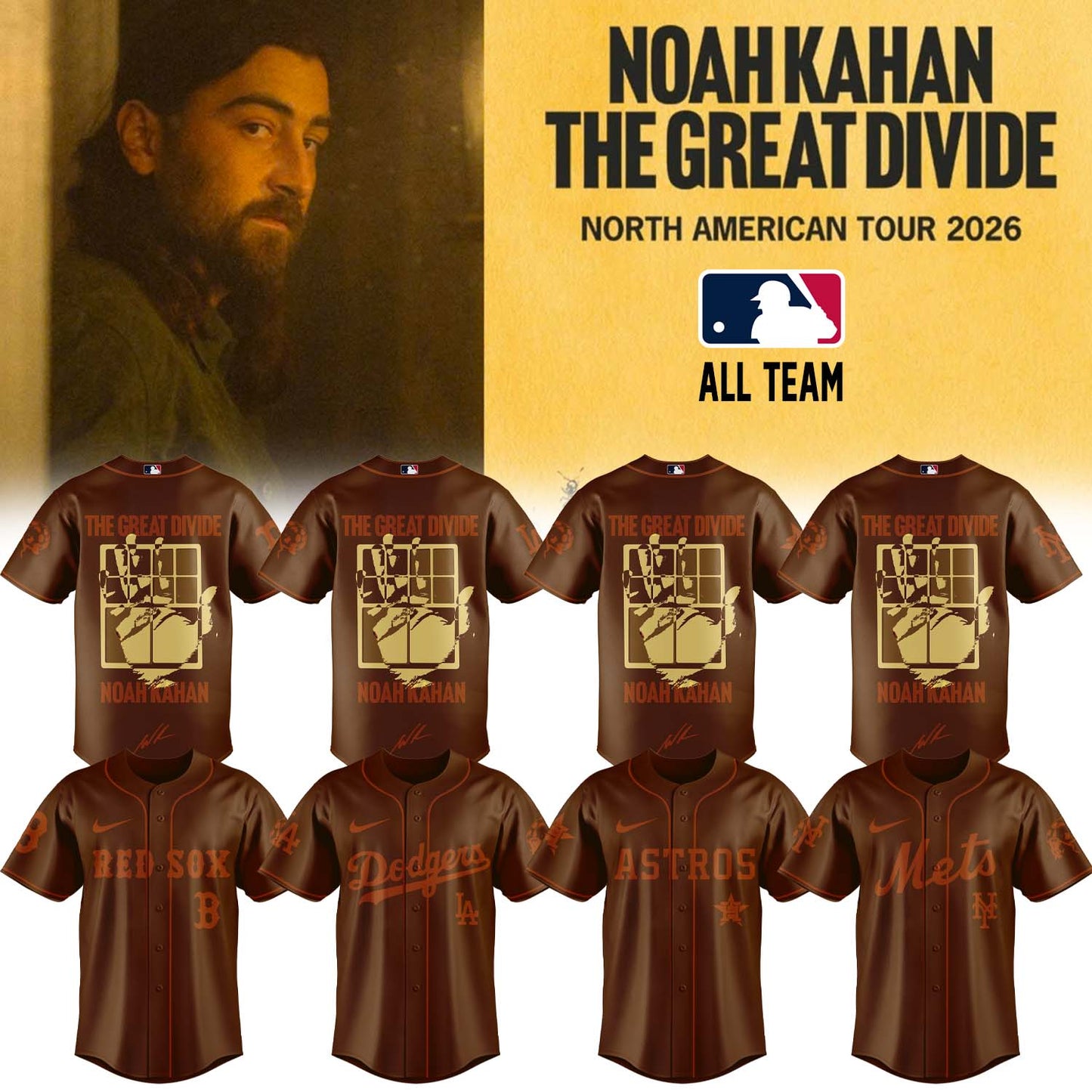 Noah Kahan "The Great Divide: The Last Of The Bugs" Album 2026 Limited Edition Signature - Jersey | XX18