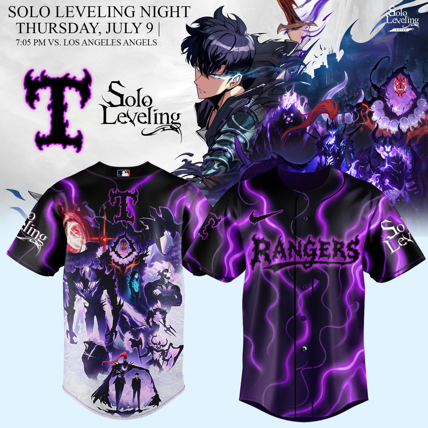 MLB ALL TEAMS x Solo Leveling Limited Jersey 1 | ZH53