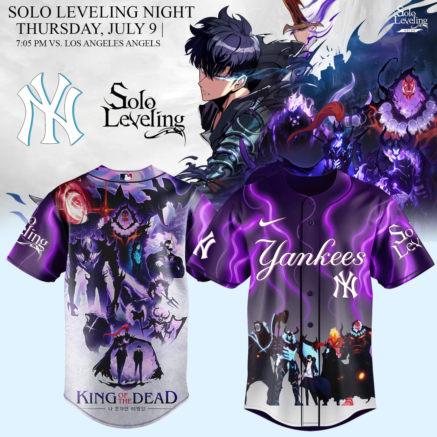MLB ALL TEAMS x Solo Leveling Limited Jersey 2 | LE99