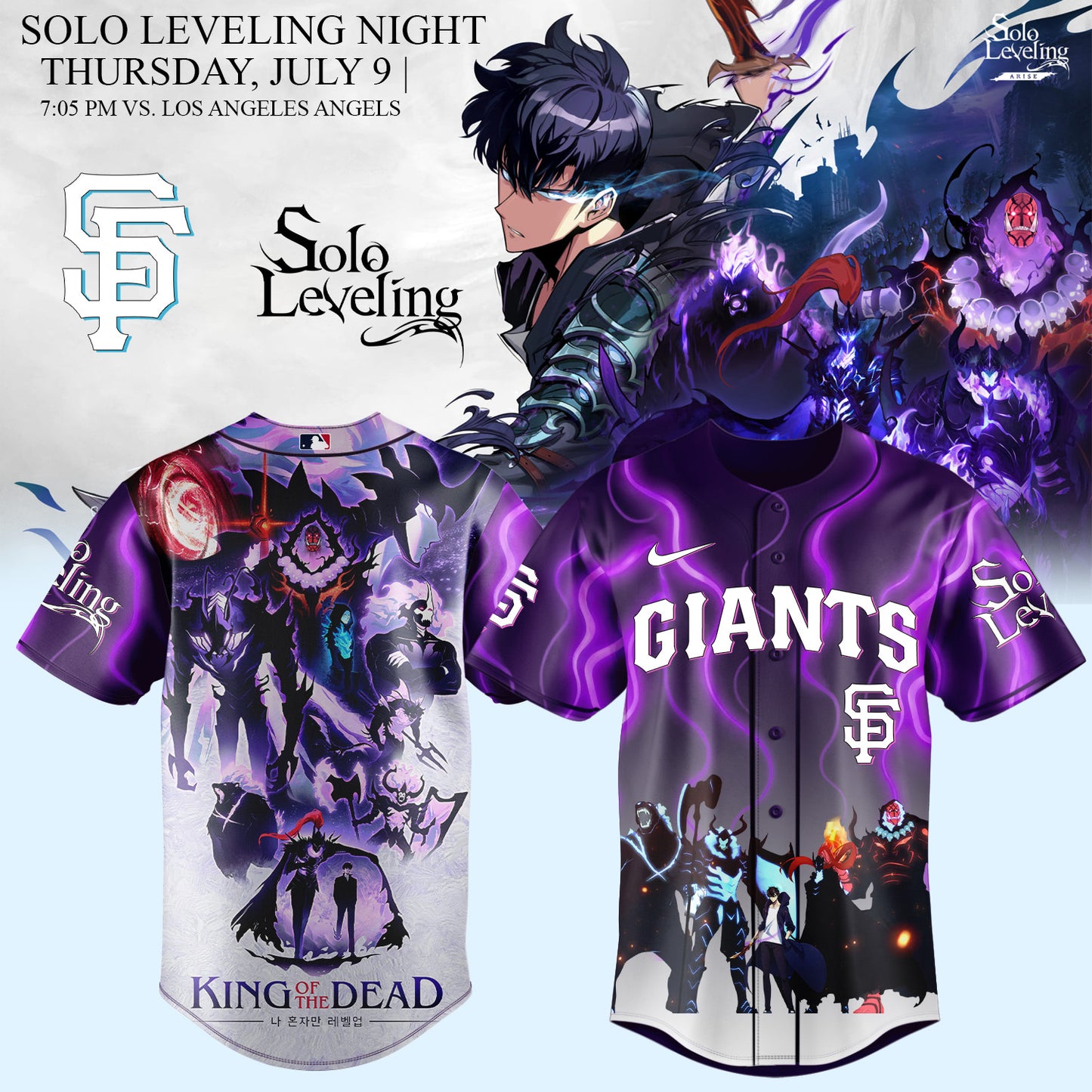 MLB ALL TEAMS x Solo Leveling Limited Jersey 2 | LE99