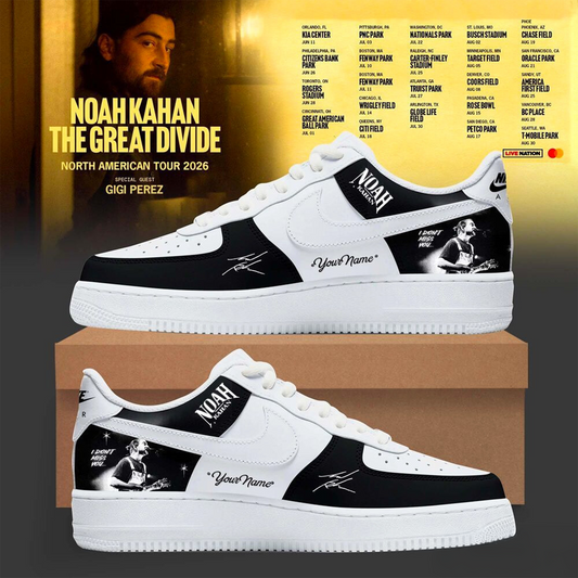 Noah Kahan The Great Divide Tour 2026 AF1 Shoes | OA31