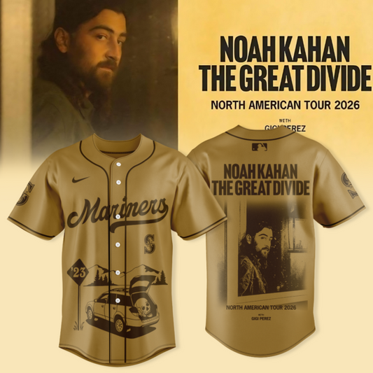 Seattle Mariners x Noah Kahan - "The Great Divide Tour 2026" Jersey Collection | LU24