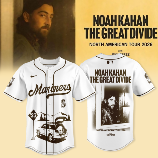 Seattle Mariners x Noah Kahan - "The Great Divide Tour 2026" Jersey Collection | VJ23