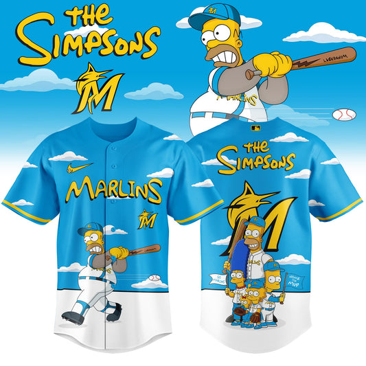 Miami Marlins x The Simpsons 2026 Limited Edition Jersey