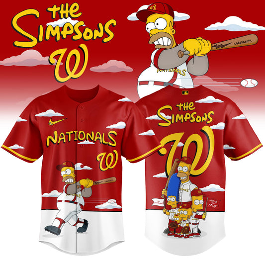 Washington Nationals x The Simpsons 2026 Limited Edition Jersey