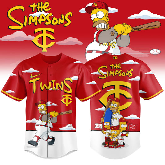 Minnesota Twins x The Simpsons 2026 Limited Edition Jersey