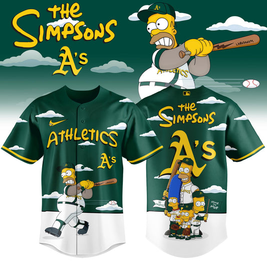 Oakland Athletics x The Simpsons 2026 Limited Edition Jersey