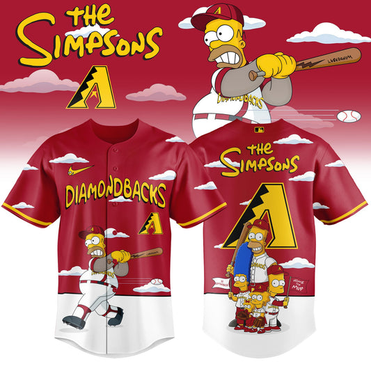 Arizona Diamondbacks x The Simpsons 2026 Limited Edition Jersey