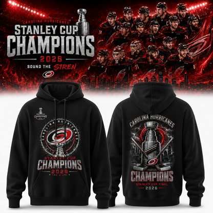Carolina Hurricanes 2026 Stanley Cup Champions Hoodie | LQ60