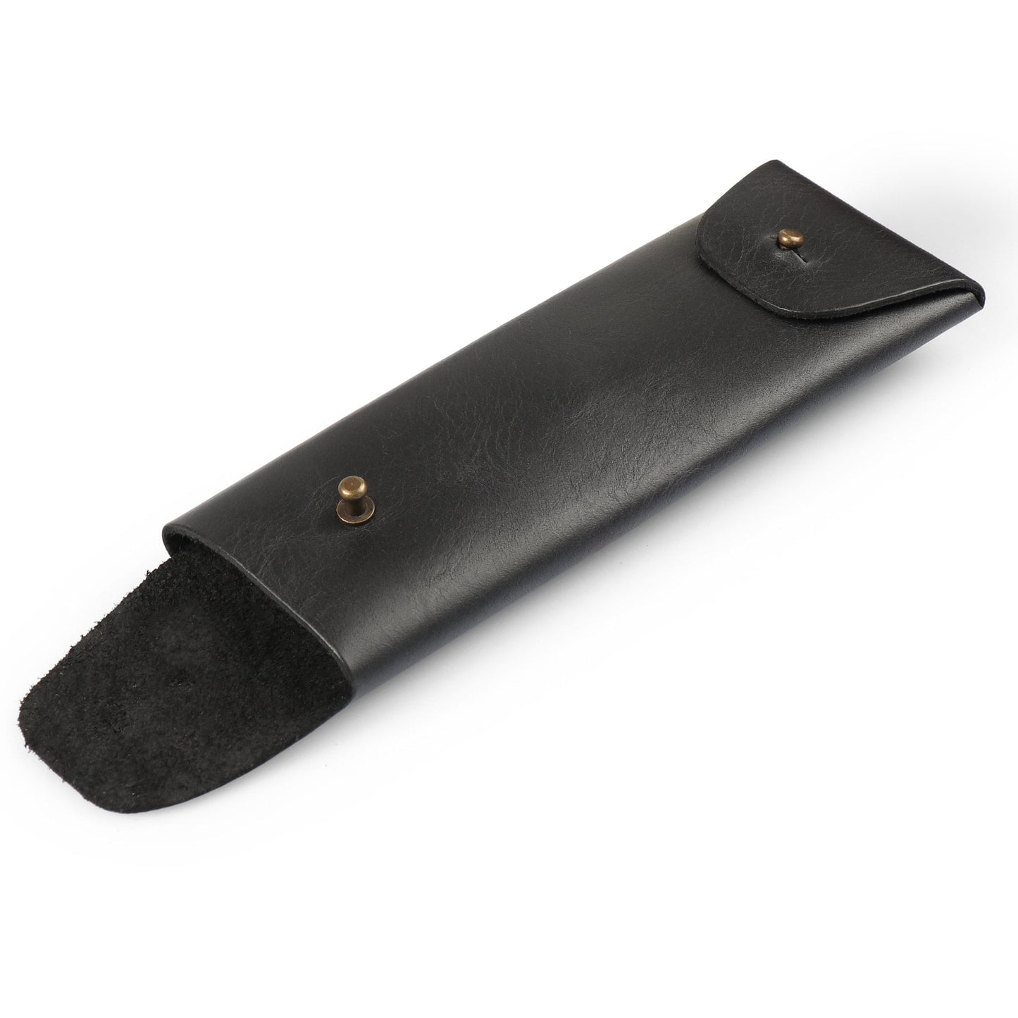 Leather Pencil Holder - Retro Pen Case, Handcrafted Top Grain Leather Pouch for Desk, Stylish Organizer, Gift for Him/Her