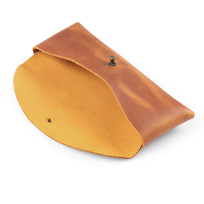 Leather Pencil Holder - Retro Pen Case, Handcrafted Top Grain Leather Pouch for Desk, Stylish Organizer, Gift for Him/Her