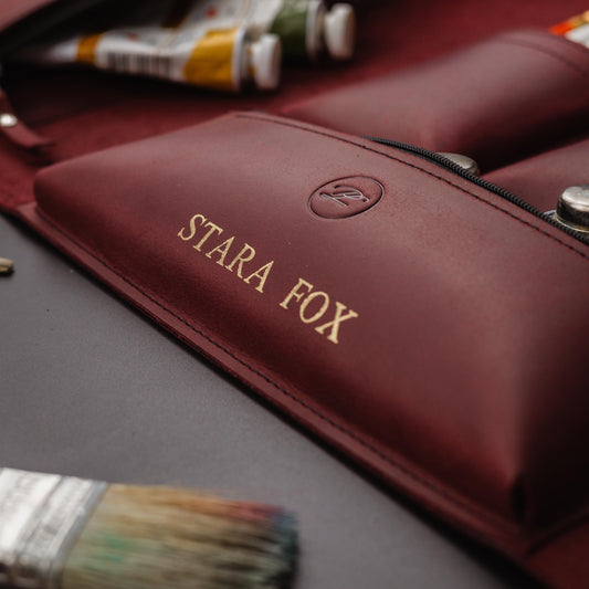 Personalized Leather Sketchbook Cover, Custom Stationery Gift, Artist Journal Case, Handmade Notebook Holder