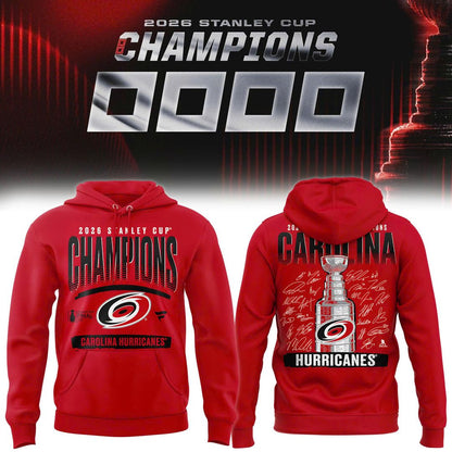 Carolina Hurricanes 2026 Stanley Cup Champions Hoodie | HU69