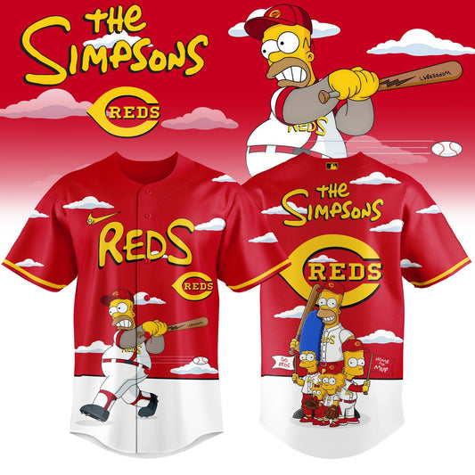 Cincinnati Reds x The Simpsons 2026 Limited Edition Jersey