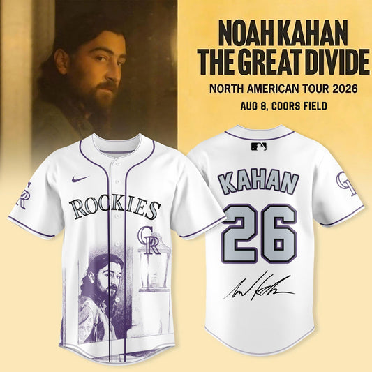 Colorado Rockies x Noah Kahan - "The Great Divide Tour 2026" Jersey Collection | CV24